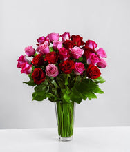 Load image into Gallery viewer, Love in Full Bloom™ | Red &amp; Pink Rose Arrangement
