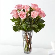 Load image into Gallery viewer, Long Stem Pink Rose Bouquet
