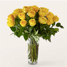 Load image into Gallery viewer, Long Stem Yellow Rose Bouquet
