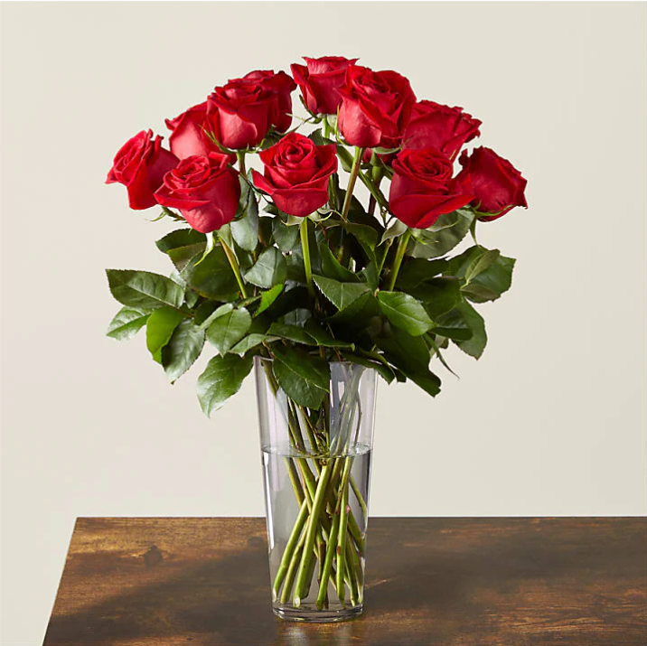 Long Stem Red Rose Bouquet